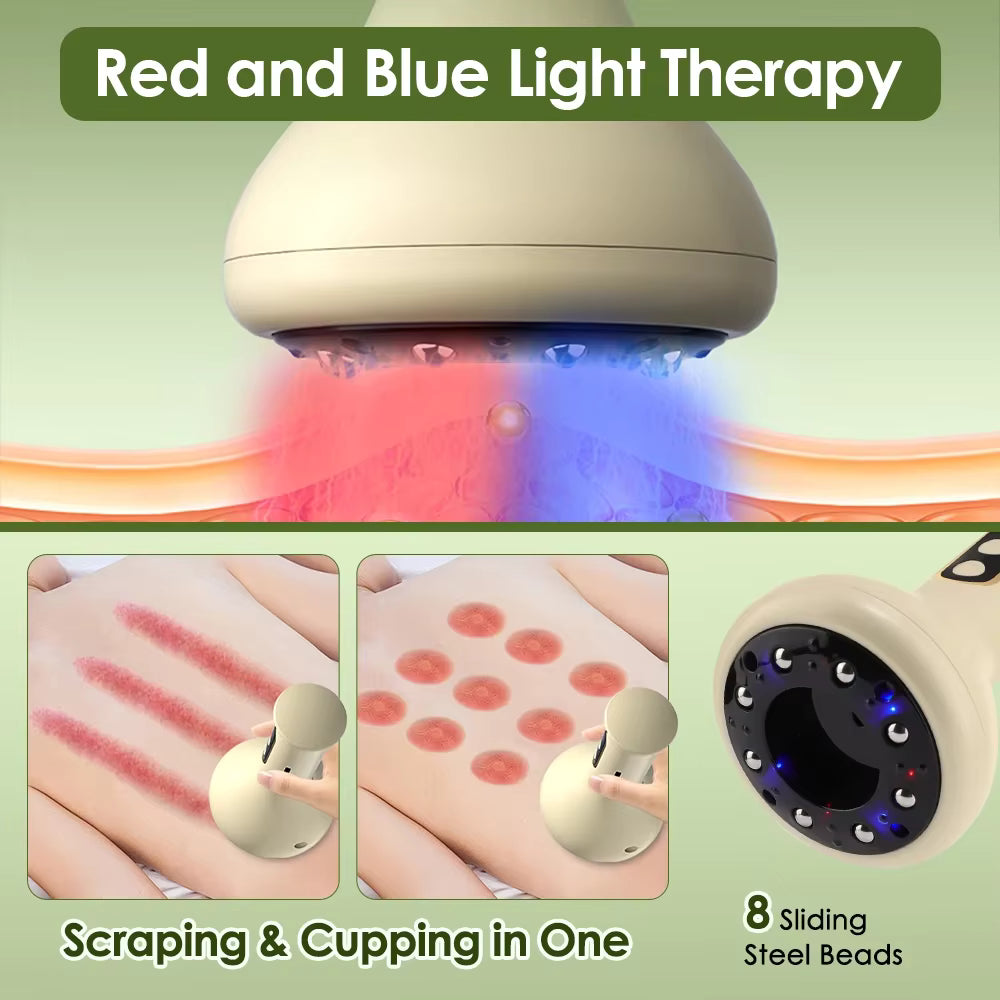 USB Rechargeable Handheld Abdominal & Body Guasha Cupping Massager