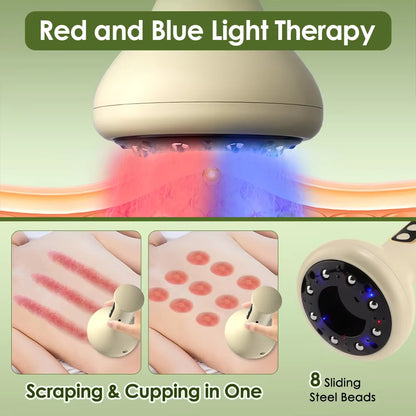 USB Rechargeable Handheld Abdominal & Body Guasha Cupping Massager