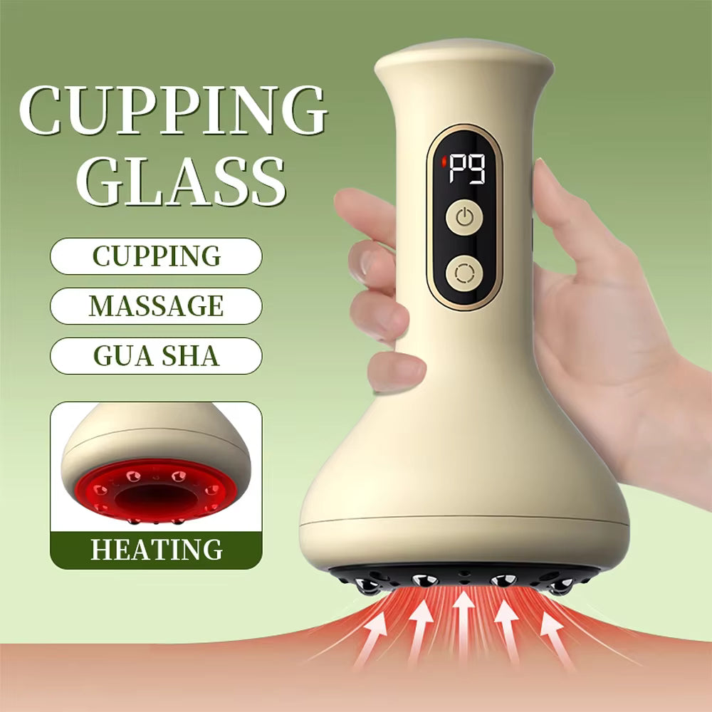 USB Rechargeable Handheld Abdominal & Body Guasha Cupping Massager